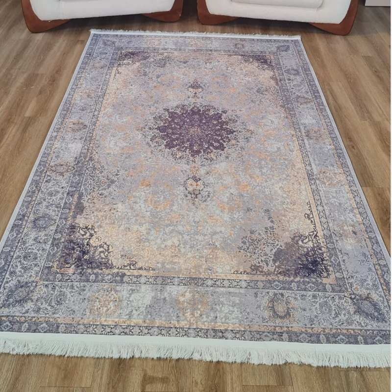 فرشینه طرح پتینه مخمل شانل، کد L 161(پس کرایه)