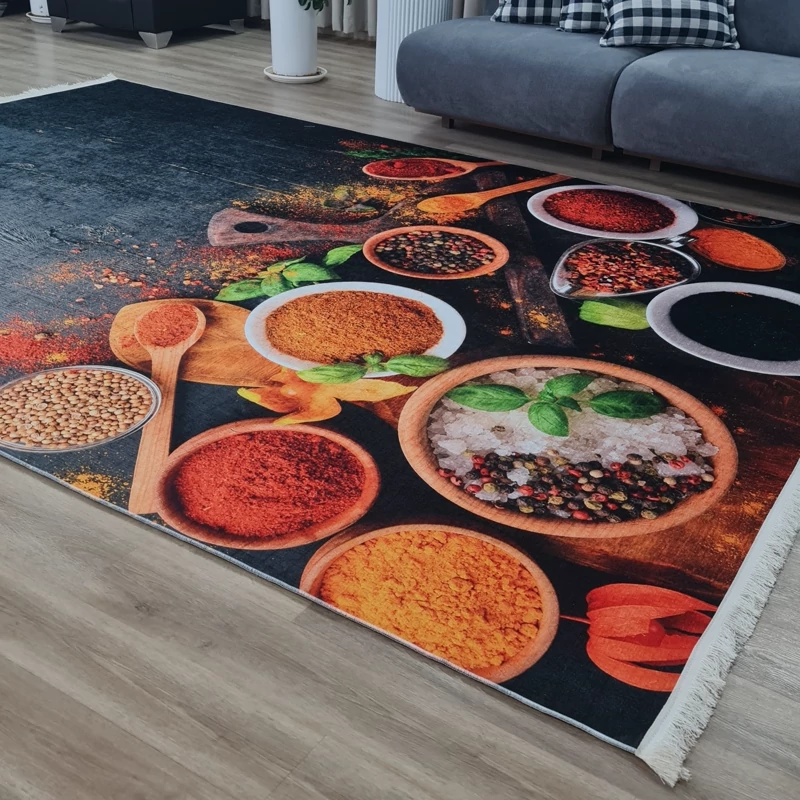 فرشینه آشپزخانه مخمل تُرک کد 035 (پس کرایه)