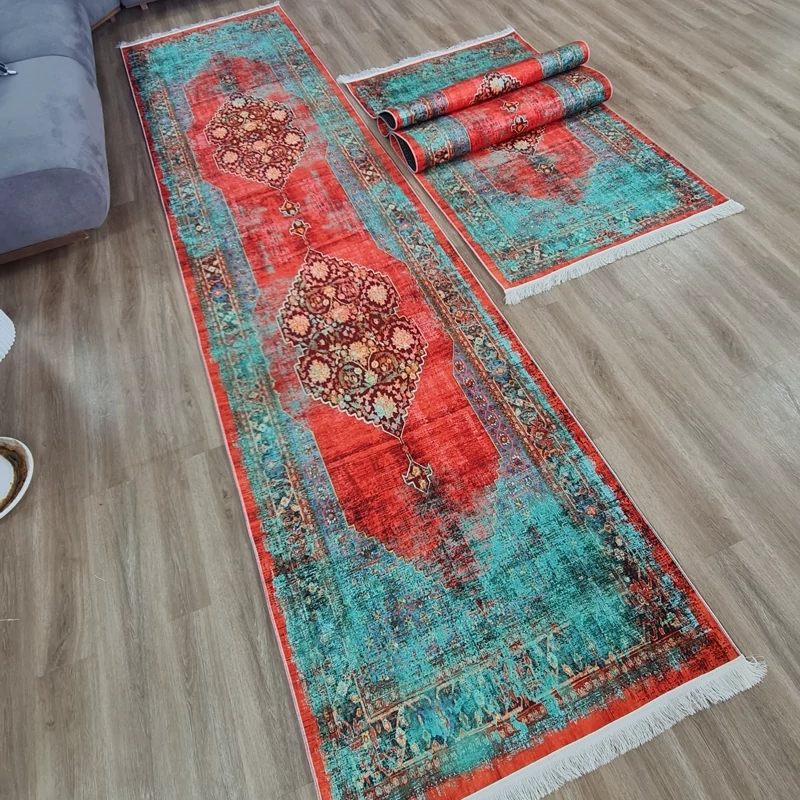 فرشینه راهرویی مخمل تُرک کد U 459 (پس کرایه)