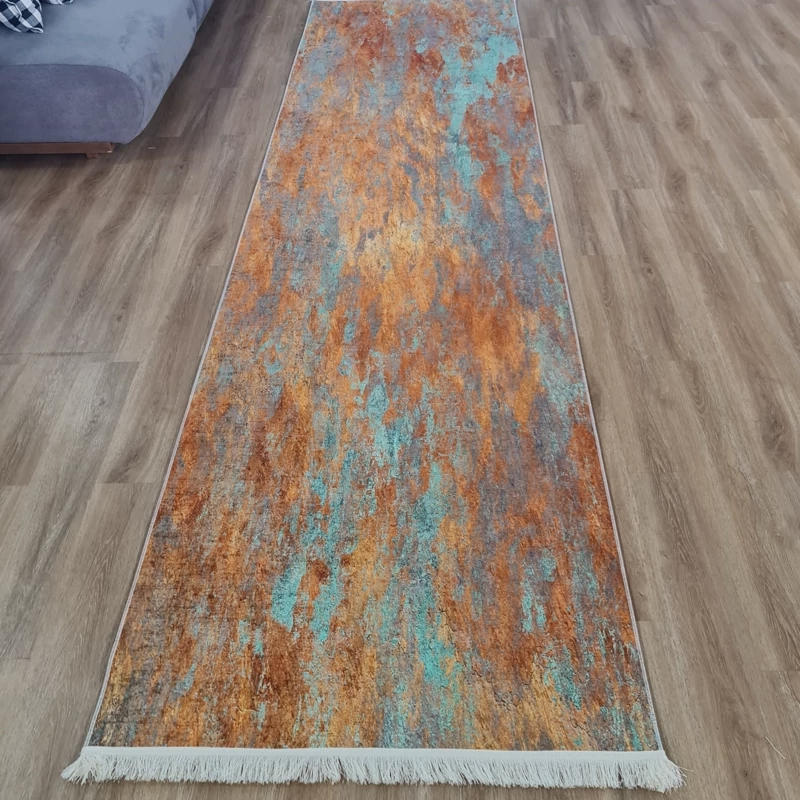 فرشینه راهرویی مخمل تُرک کد U 214  (پس کرایه)