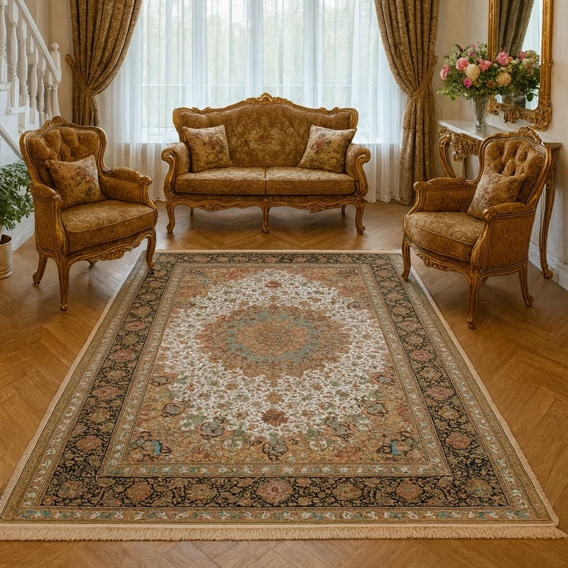 فرشینه مخمل تُرک کد U 74 (پس کرایه)