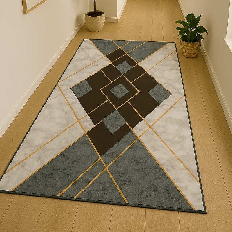 فرشینه راهرویی مخمل تُرک کد H 171  (پس کرایه)