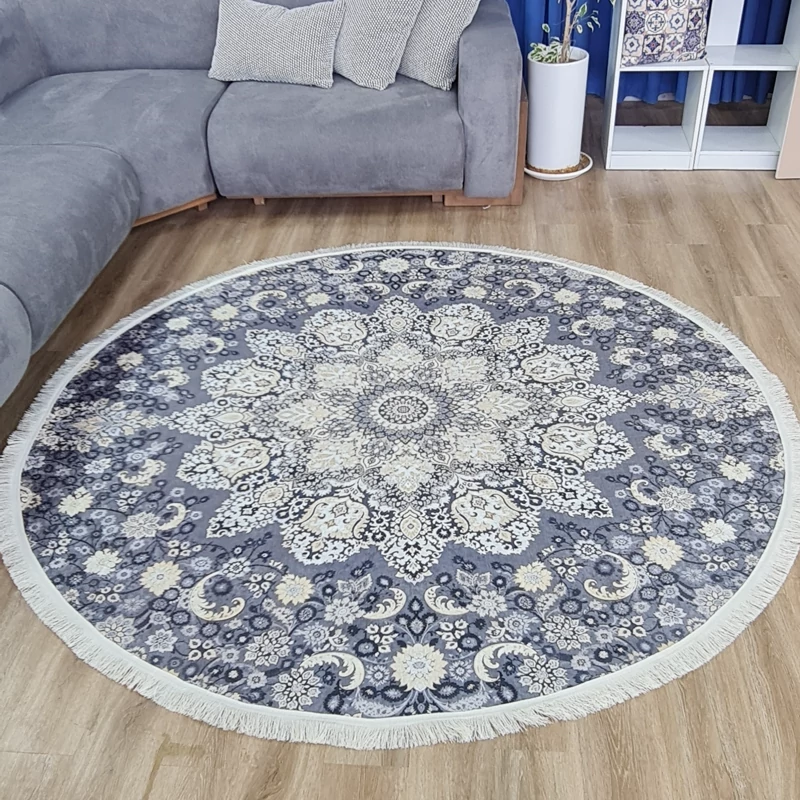 فرشینه گرد مخمل تُرک کد U 47(پس کرایه)