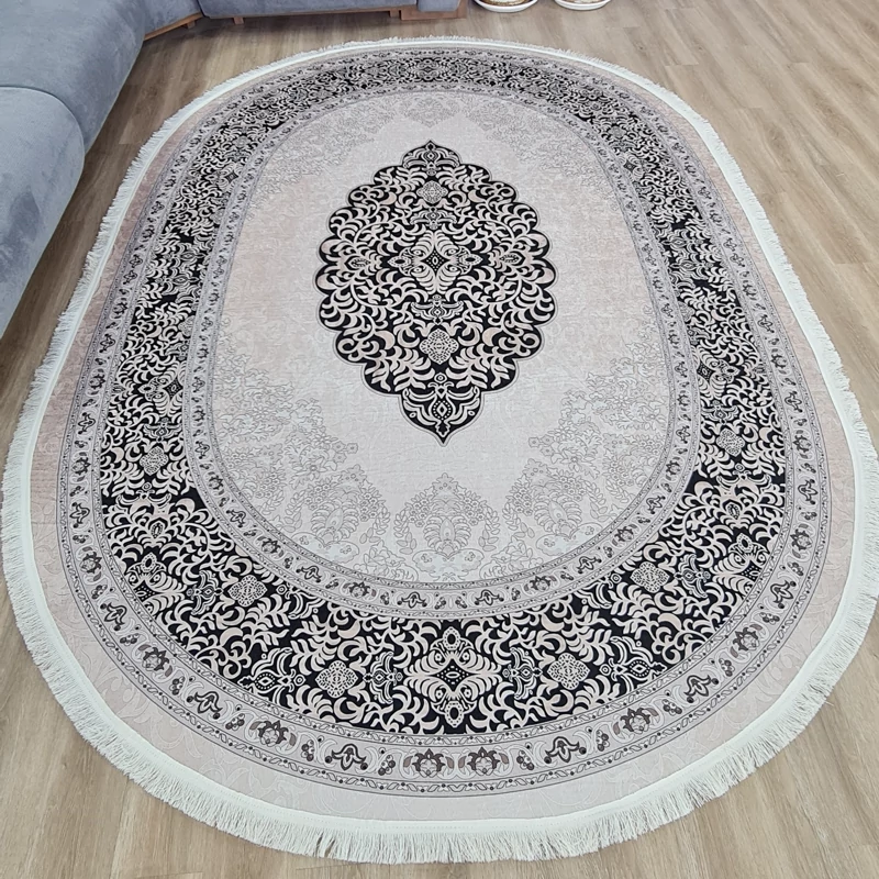 فرشینه بیضی مخمل تُرک کد F 100(پس کرایه)