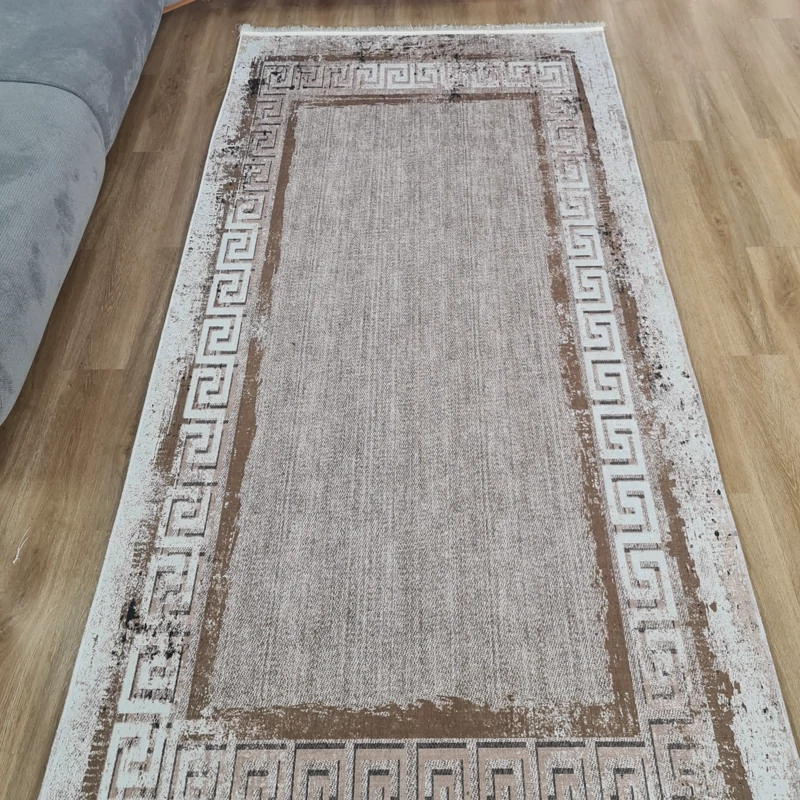 فرشینه راهرویی مخمل تُرک طرح ورساچه کد F 54 (پس کرایه)