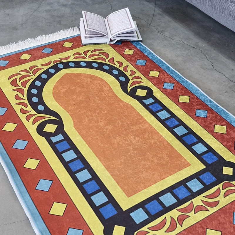فرشینه جانمازی مخمل تُرک کد N 105(پس کرایه)
