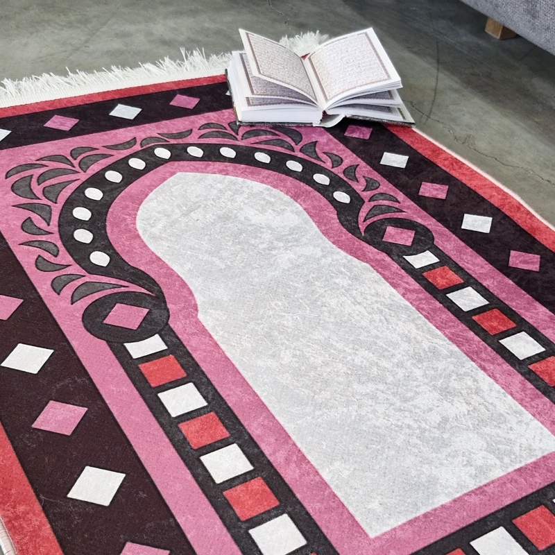 فرشینه جانمازی مخمل تُرک کد N 104(پس کرایه)