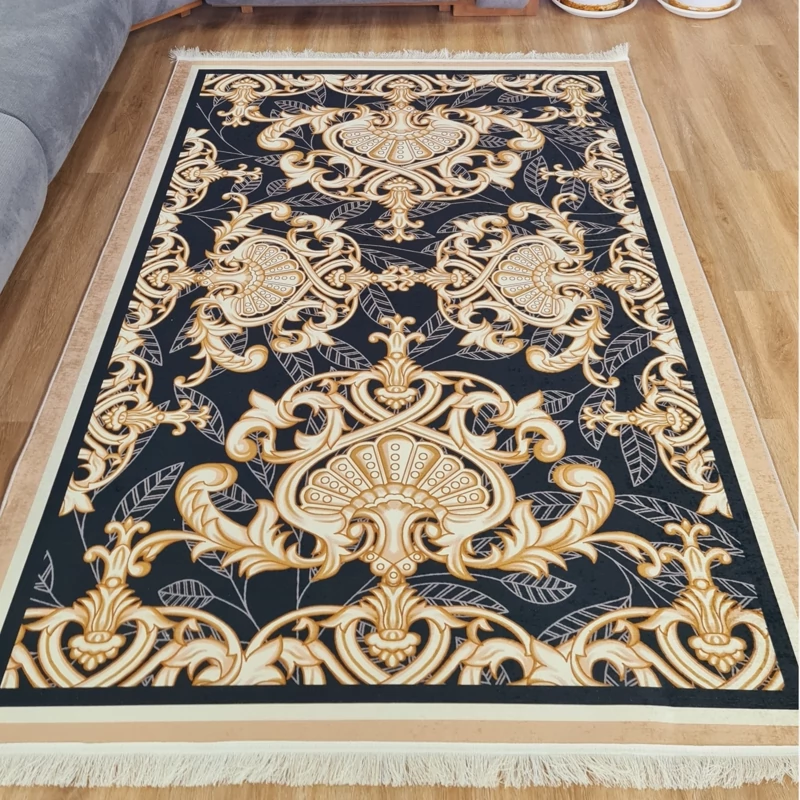 فرشینه مخمل تُرک طرح فانتزی کد M 226 (پس کرایه)