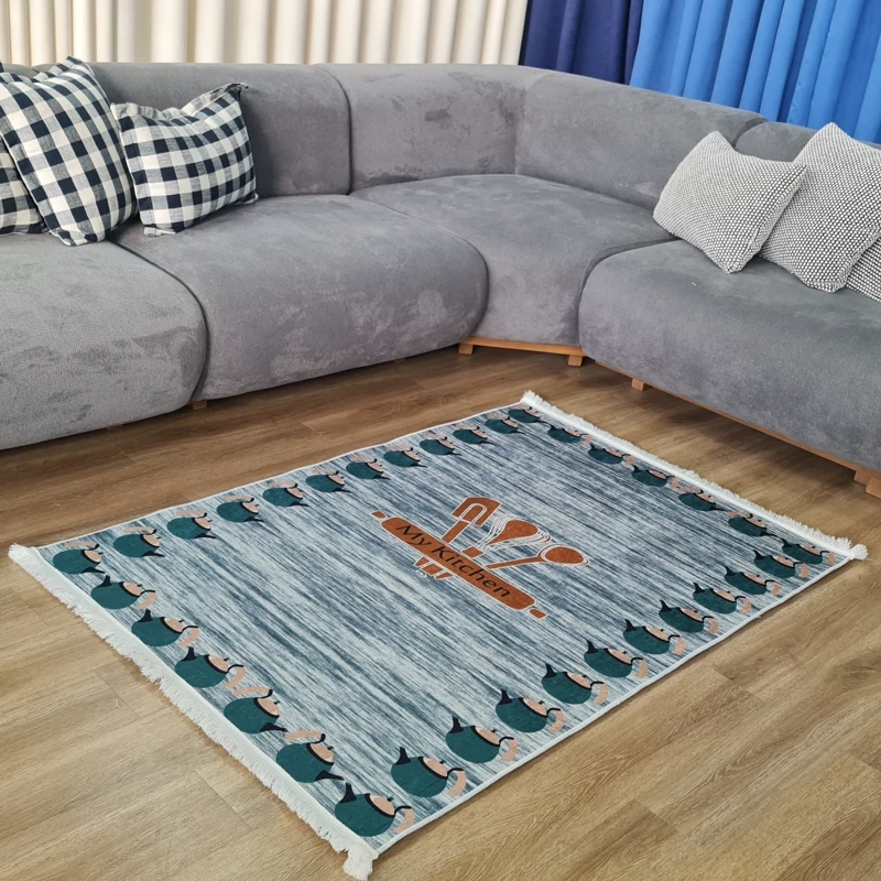 فرشینه آشپزخانه مخمل تُرک کد K 109 (پس کرایه)