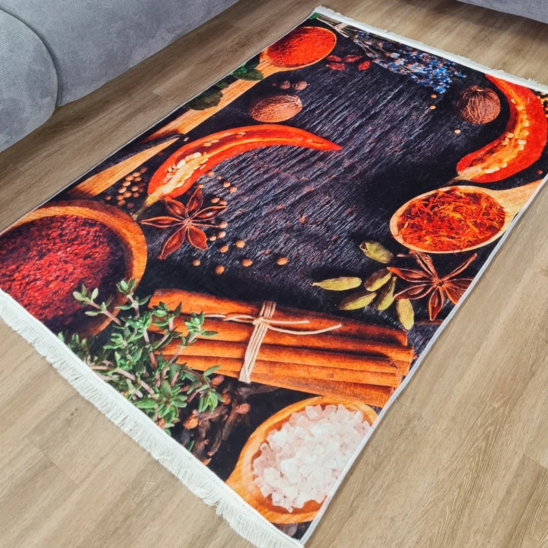 فرشینه آشپزخانه مخمل تُرک کد H 082 (پس کرایه)
