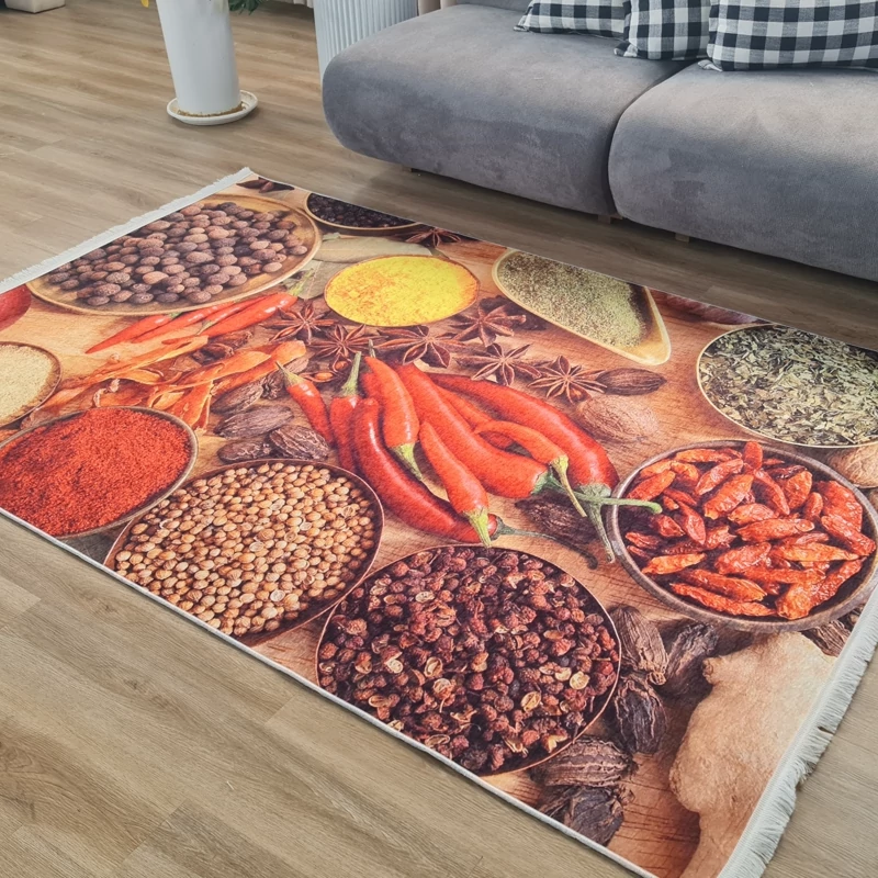 فرشینه آشپزخانه مخمل تُرک کد 043 (پس کرایه)