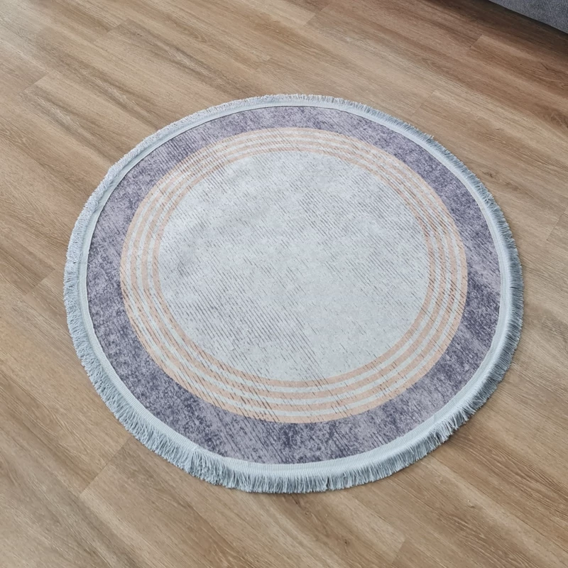 فرشینه گرد مخمل تُرک کد D 103(پس کرایه)