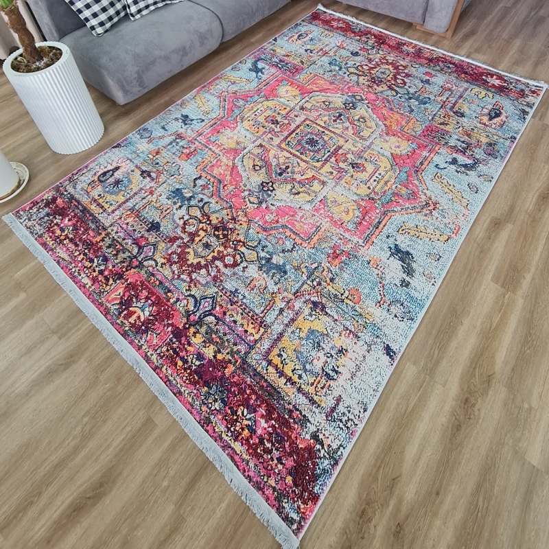 فرشینه مخمل تُرک طرح فانتزی کد M 150 (پس کرایه)