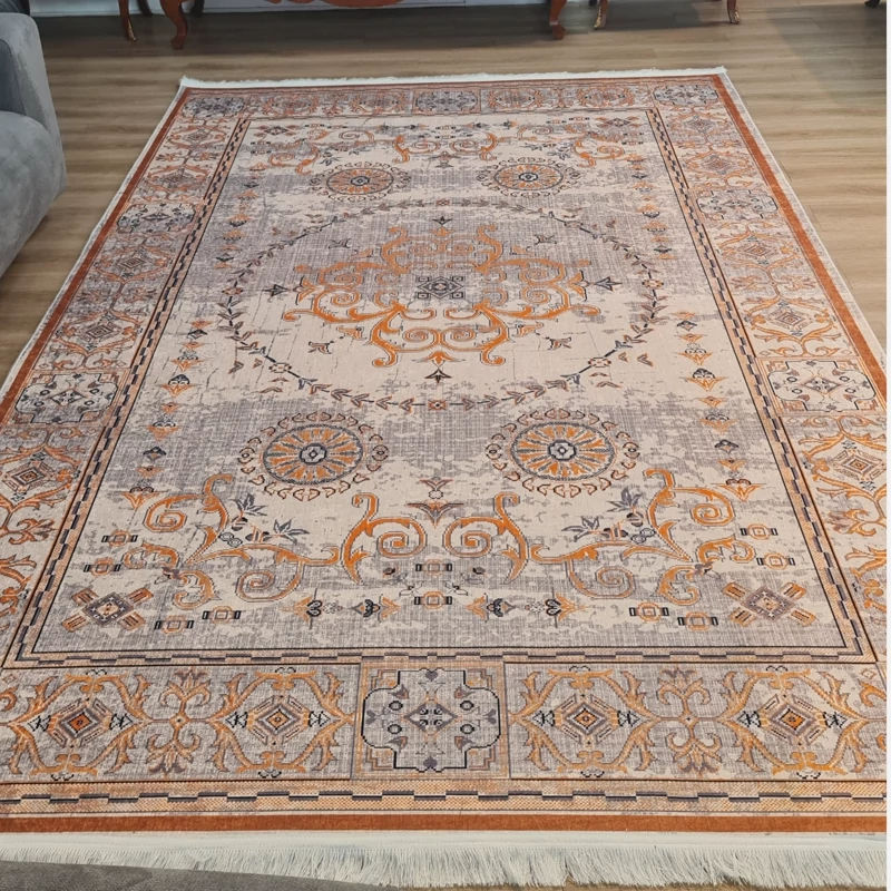فرش چاپی، مخمل شانل، کد L 368 (پس کرایه)