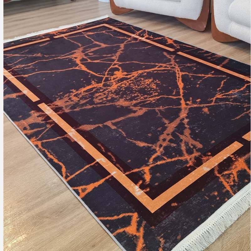 فرش چاپی مدرن، مخمل شانل کد H 255 (پس کرایه)