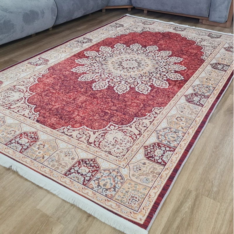 فرشینه مخمل تُرک طرح ابریشم کد A 174 (پس کرایه)