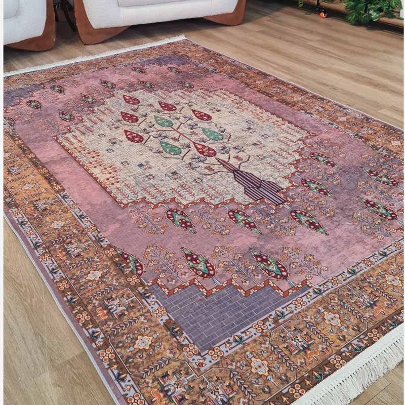 فرشینه طرح سرو، مخمل شانل کد L 305 (پس کرایه)