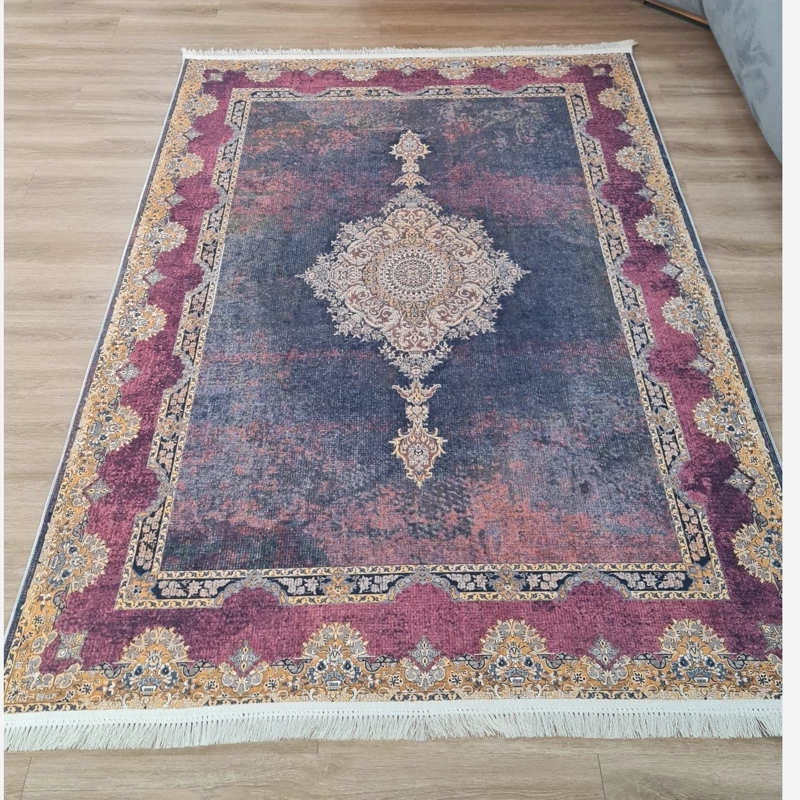 فرشینه سنتی آبرنگی، مخمل شانل کد L 449 (پس کرایه)