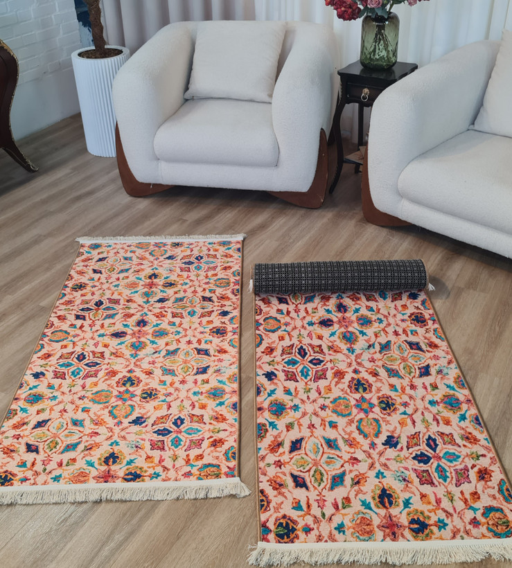 فرشینه استپ دار و پادری طرح سنتی سنقر شاد،کد R 139