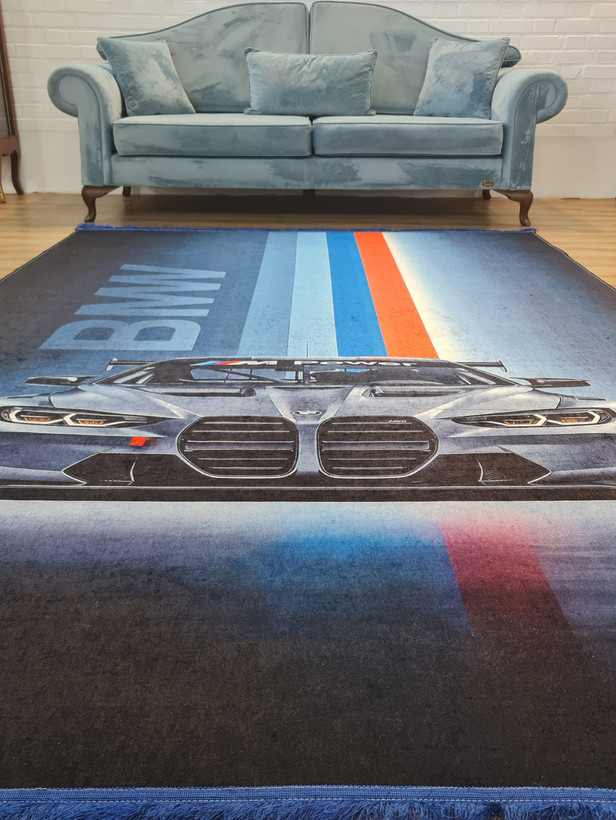 فرشینه سه بعدی نوجوان طرح ماشین BMW،کد U 080