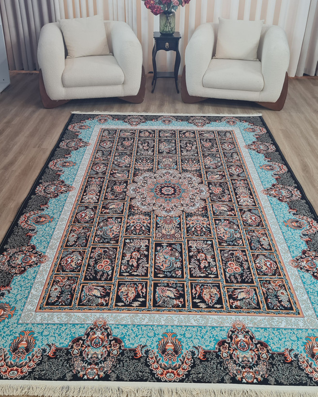 فرشینه مخمل تُرک طرح ابریشم کد A 111 (پس کرایه)